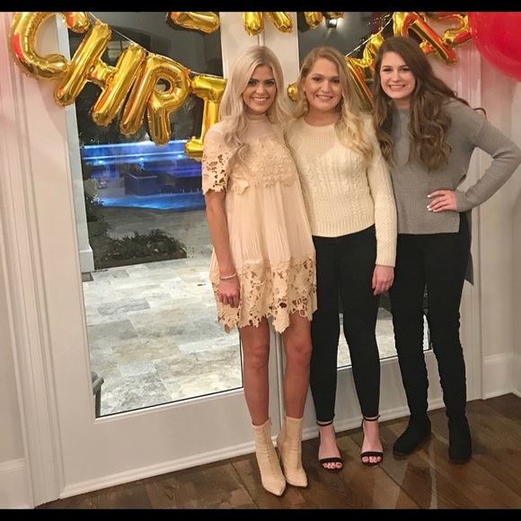 Free People Saylor Hollie Lace Dress in Ivory - Picture 3 of 5